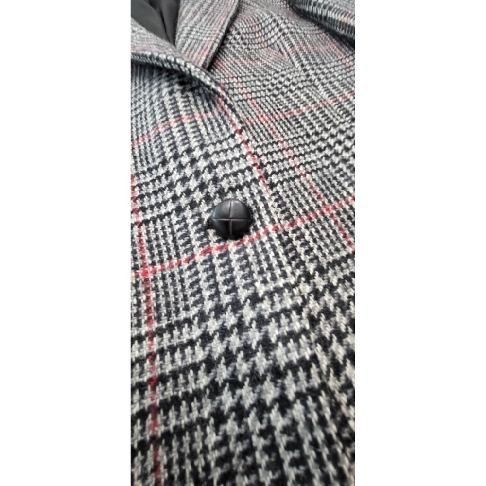 Vintage Brooks‎ Brothers Blazer Womens Size 10 Med Glen Plaid Houndstooth - Picture 3 of 13